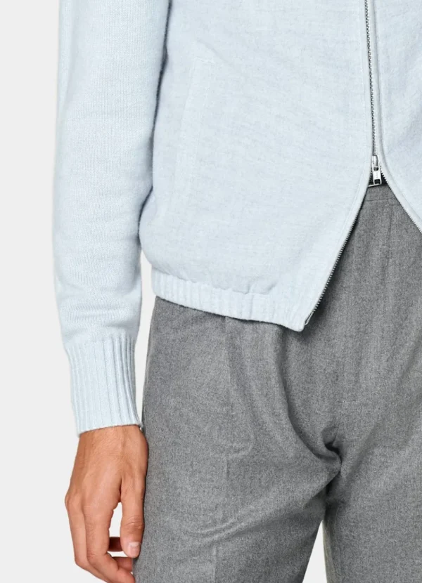 Suitsupply Vestes Sans Manches*Veste sans manches zippée bleu clair